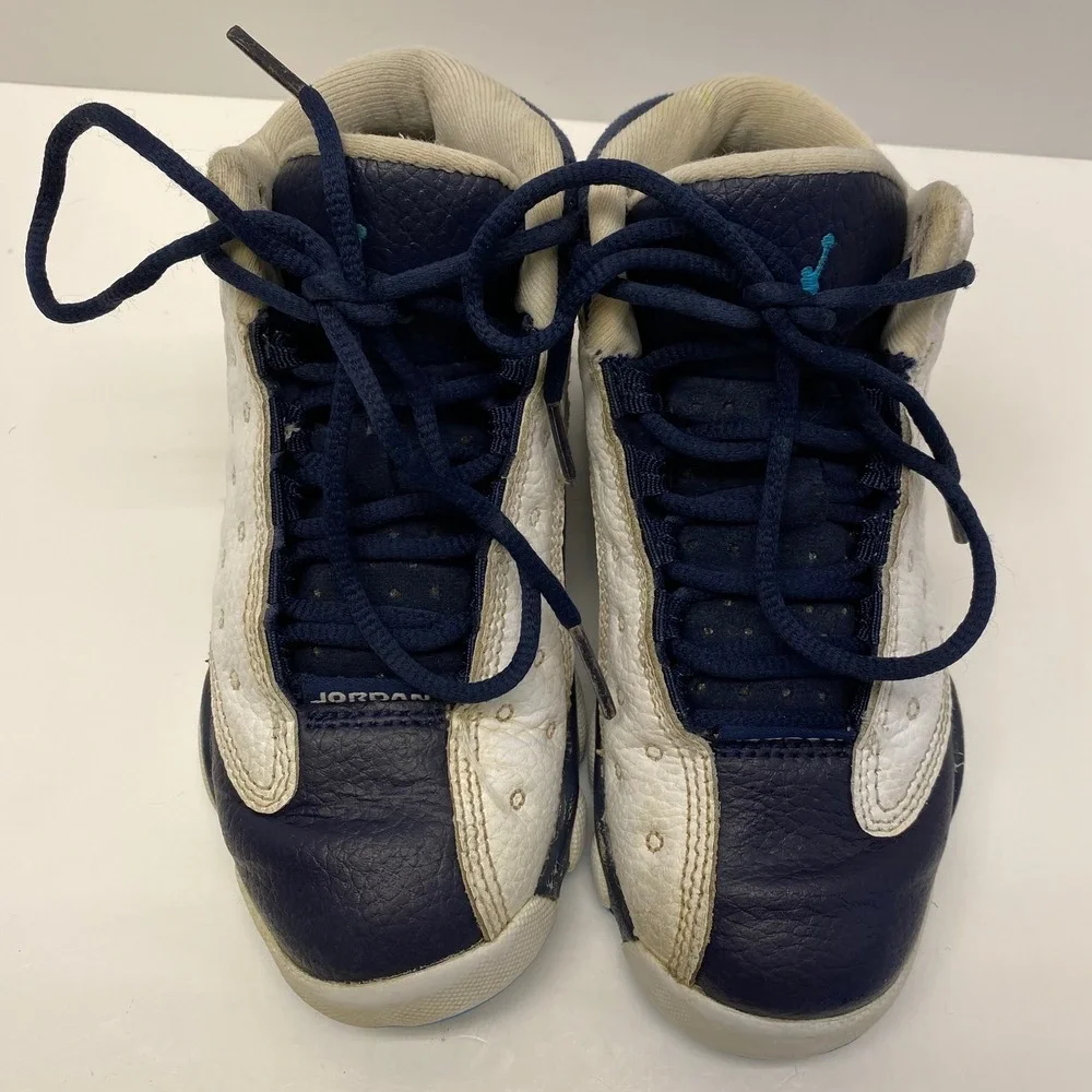 Nike Air Jordan 13 XIII‎ TD Retro Toddler Shoes 11C DJ3005 144 White Navy Blue